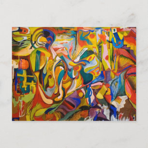 abstraCodAction Postcard