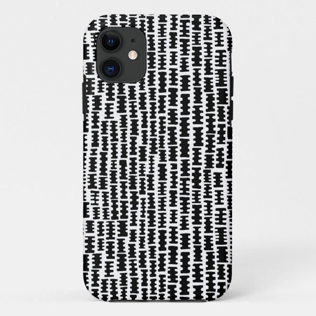 Abstract 020712 - Black Case-Mate iPhone Case (Back)