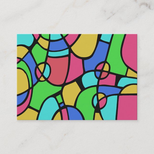 Abstract 02 business card (Front)