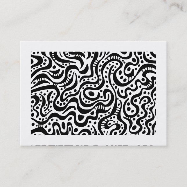 Abstract 041211 (Bordered) Business Card (Front)