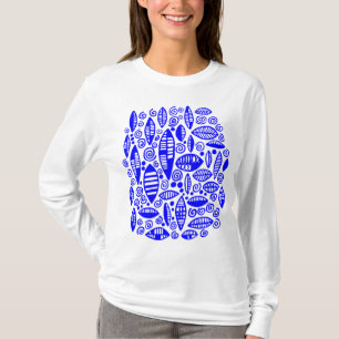 Abstract 100813 - Blue T-Shirt