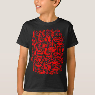Abstract 100813 - Red T-Shirt