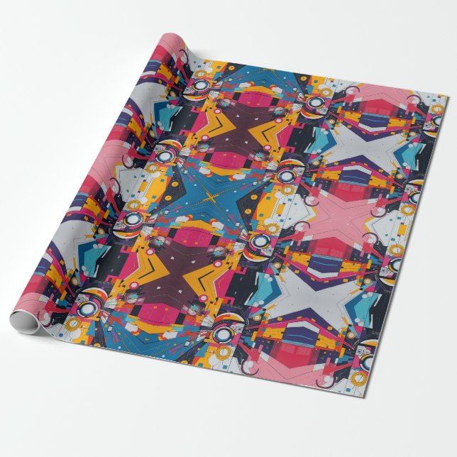 ABSTRACT 10 WRAPPING PAPER (Unrolled)