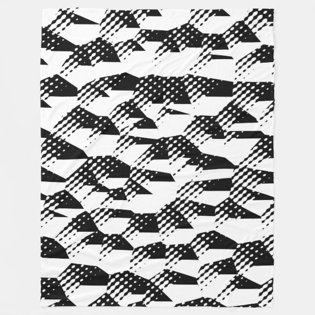 Abstract 121116(02) fleece blanket (Front)