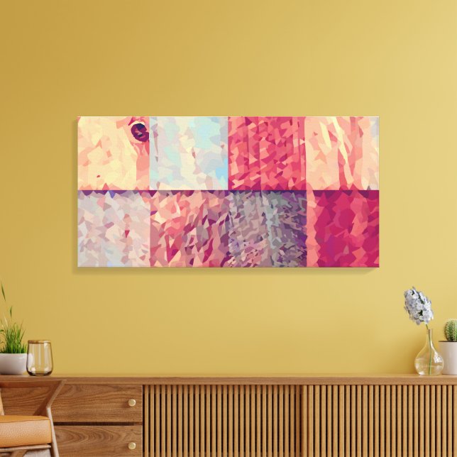 Abstract 14076 canvas print (Insitu(LivingRoom))