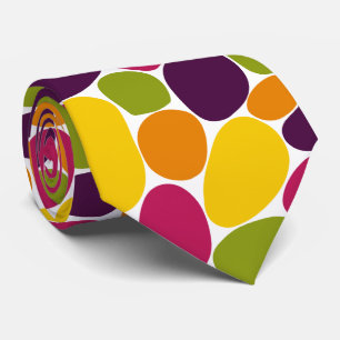 Abstract 160417 Large - Wine Gum Colours Tie