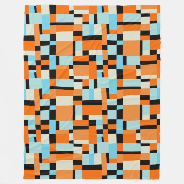 Abstract 180316 fleece blanket (Front)