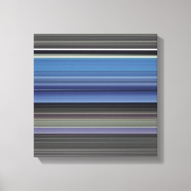 Abstract #1: Blue and gray Canvas Print (Front)