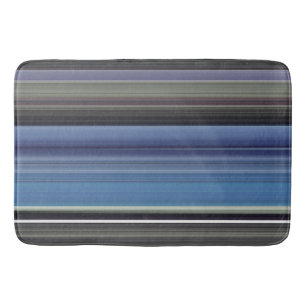Abstract #1: Blue and grey Bath Mat