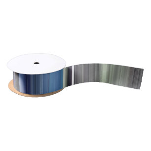 Abstract #1: Blue and grey Satin Ribbon