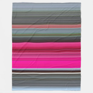 Abstract #1: Cerise and grey Fleece Blanket