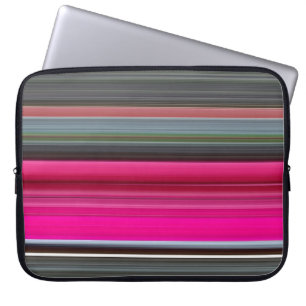 Abstract #1: Cerise and grey Laptop Sleeve