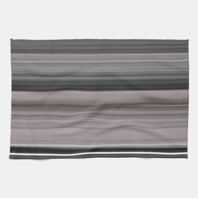 Abstract #1: Gray Tea Towel (Horizontal)