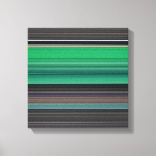 Abstract #1: Green and gray Canvas Print (Front)