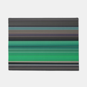 Abstract #1: Green and grey Doormat