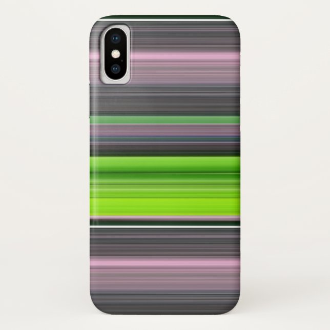 Abstract #1: Lime and gray Case-Mate iPhone Case (Back)