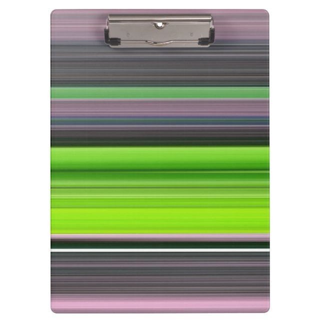 Abstract #1: Lime and gray Clipboard (Front)