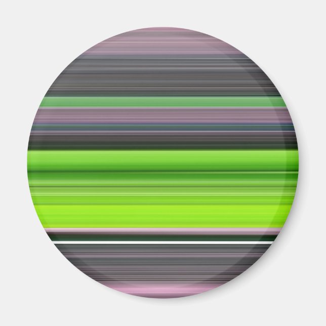 Abstract #1: Lime and gray Magnet (Front)