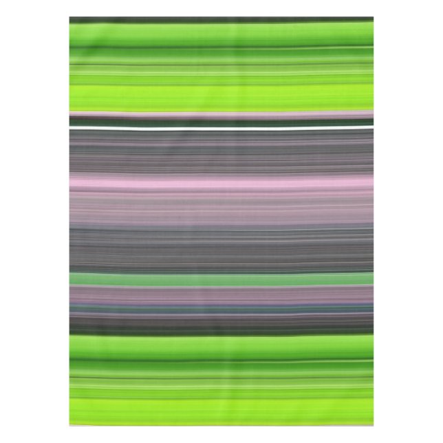 Abstract #1: Lime and gray Tablecloth (Front)