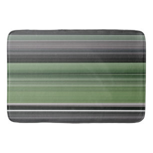 Abstract #1: Olive green and grey Bath Mat