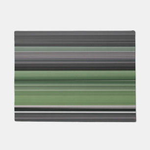 Abstract #1: Olive green and grey Doormat