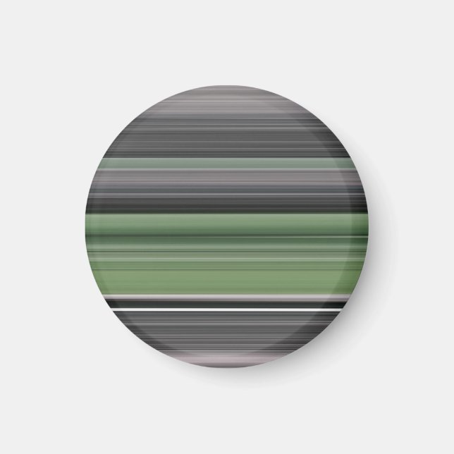 Abstract #1: Olive green and grey Magnet (Front)
