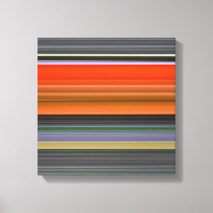 Abstract #1: Orange and gray Canvas Print