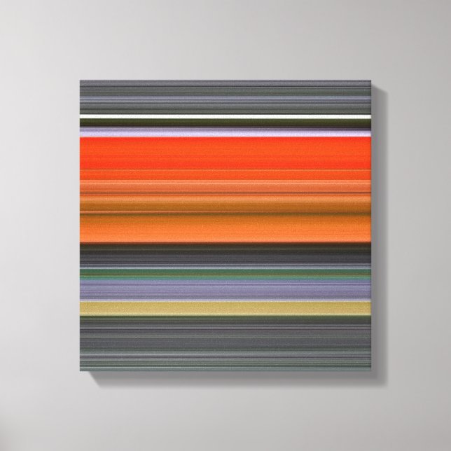 Abstract #1: Orange and gray Canvas Print (Front)