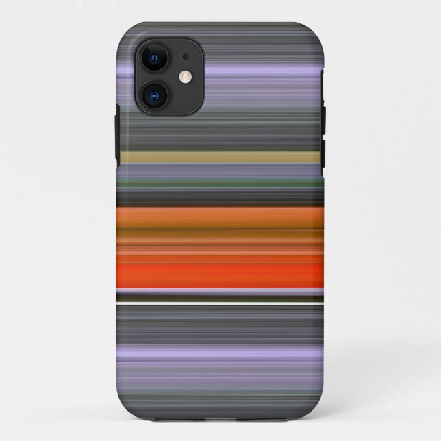Abstract #1: Orange and grey Case-Mate iPhone Case (Back)