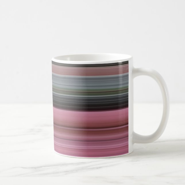 Abstract #1: Pink and gray Coffee Mug (Right)