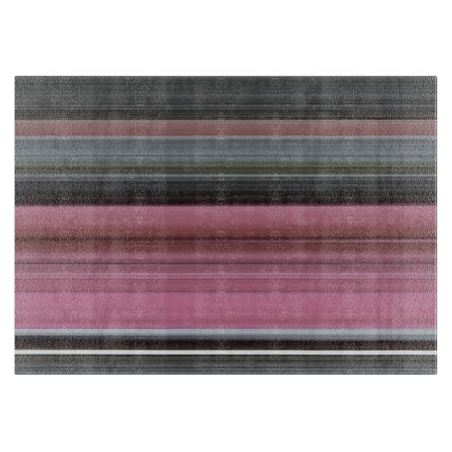 Abstract #1: Pink and gray Cutting Board (Front)