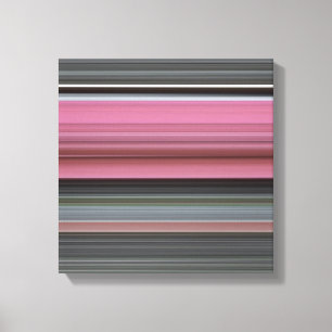 Abstract #1: Pink and grey Canvas Print
