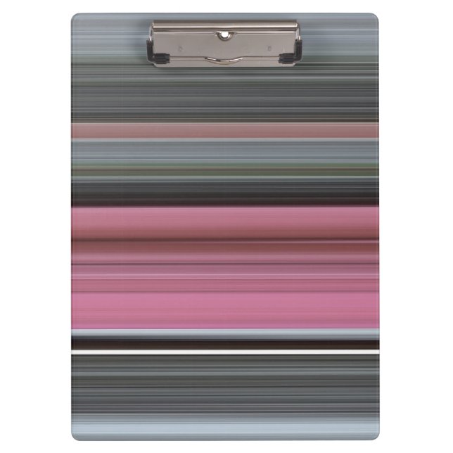 Abstract #1: Pink and grey Clipboard (Front)