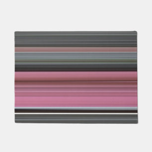 Abstract #1: Pink and grey Doormat