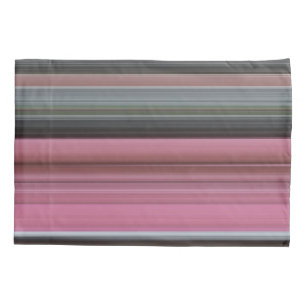 Abstract #1: Pink and grey Pillowcase