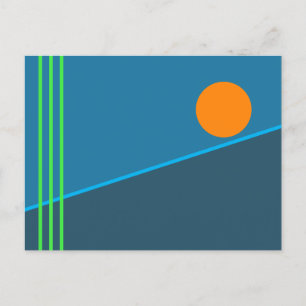 Abstract 1  postcard