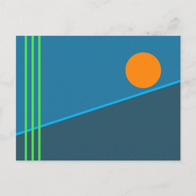 Abstract 1  postcard (Front)