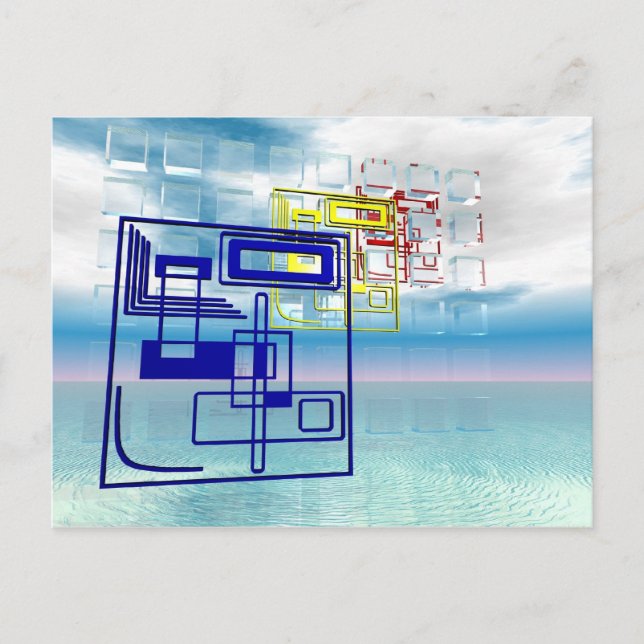 Abstract 1 postcard (Front)