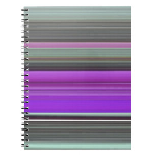 Abstract #1: Purple and grey Spiral Notebook