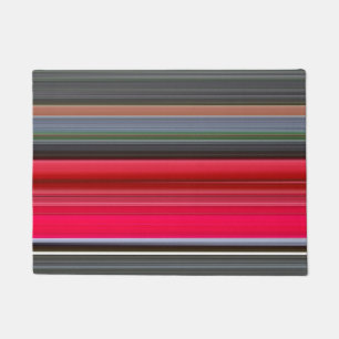 Abstract #1: Red and Grey Doormat