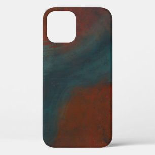 Abstract 1: reds and blues iPhone 12 pro case