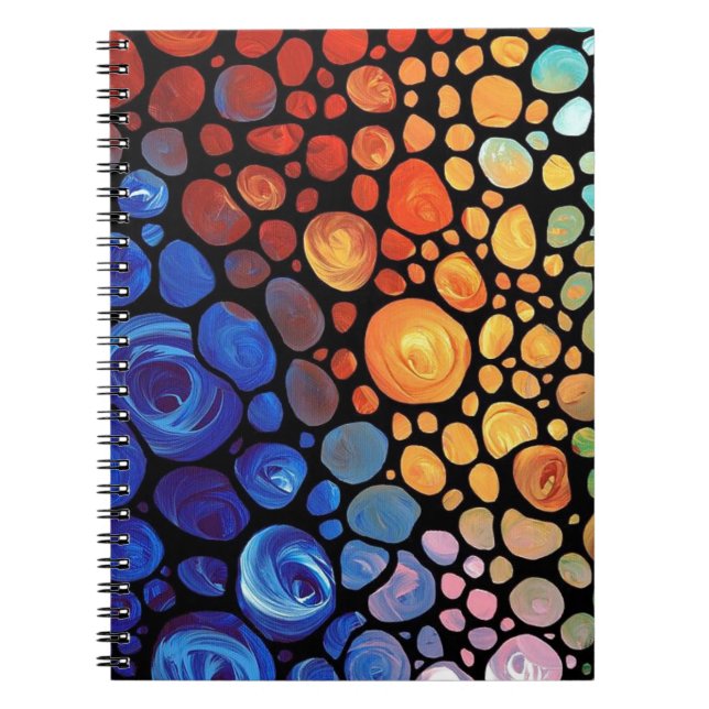 abstract-1 spiral notebook (Front)