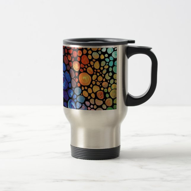 abstract-1 travel mug (Right)