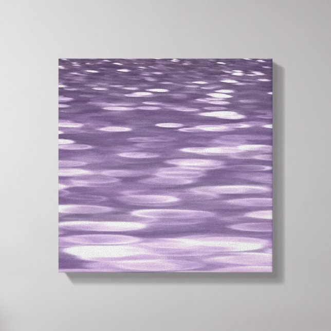 Abstract #1: Ultra Violet Shimmer Canvas Print (Front)