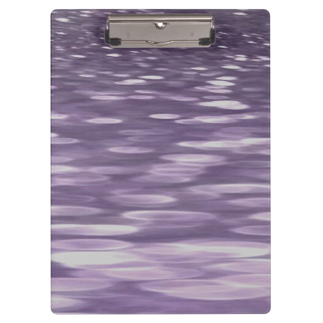 Abstract #1: Ultra Violet Shimmer Clipboard (Front)