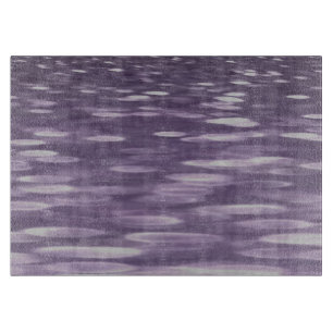 Abstract #1: Ultra Violet Shimmer Cutting Board