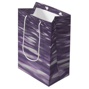 Abstract #1: Ultra Violet Shimmer Medium Gift Bag