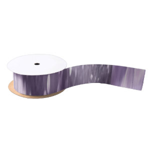 Abstract #1: Ultra Violet Shimmer Satin Ribbon