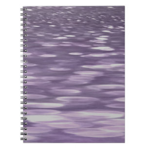 Abstract #1: Ultra Violet Shimmer Spiral Notebook