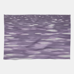 Abstract #1: Ultra Violet Shimmer Tea Towel